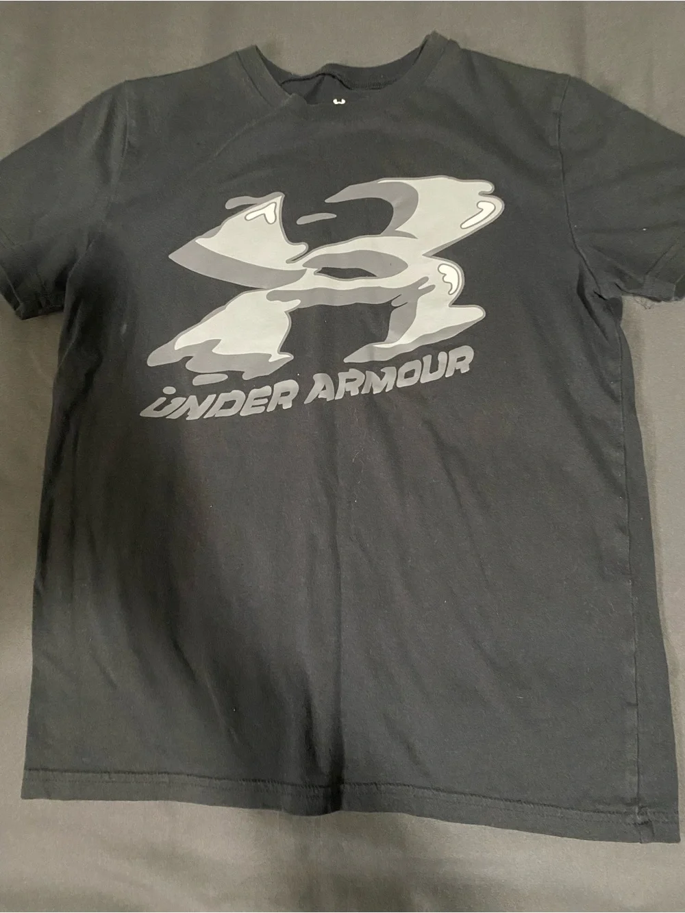 Under Armour Boys' Short Sleeve Graphic Tees - Gray, Black, Blue & Red Logos